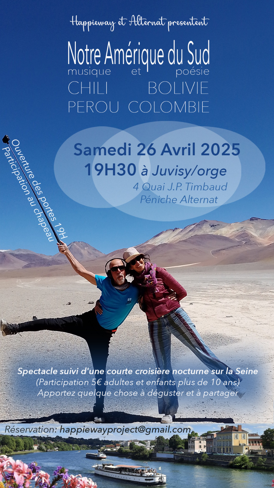 2025 04 26   Invitation   Voyage Amerique latine   Samedi 26 avril   Alternat   Juvisy